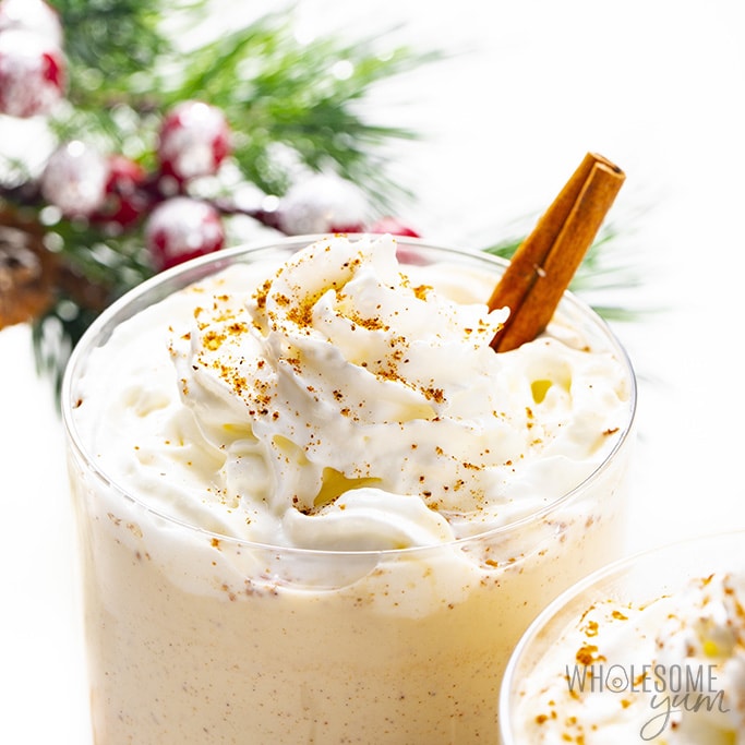 Festive Keto Eggnog