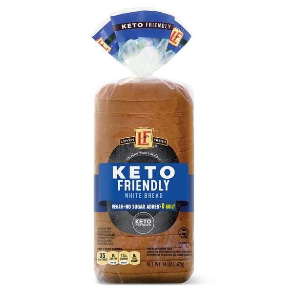 A variety of keto bread options from Aldi