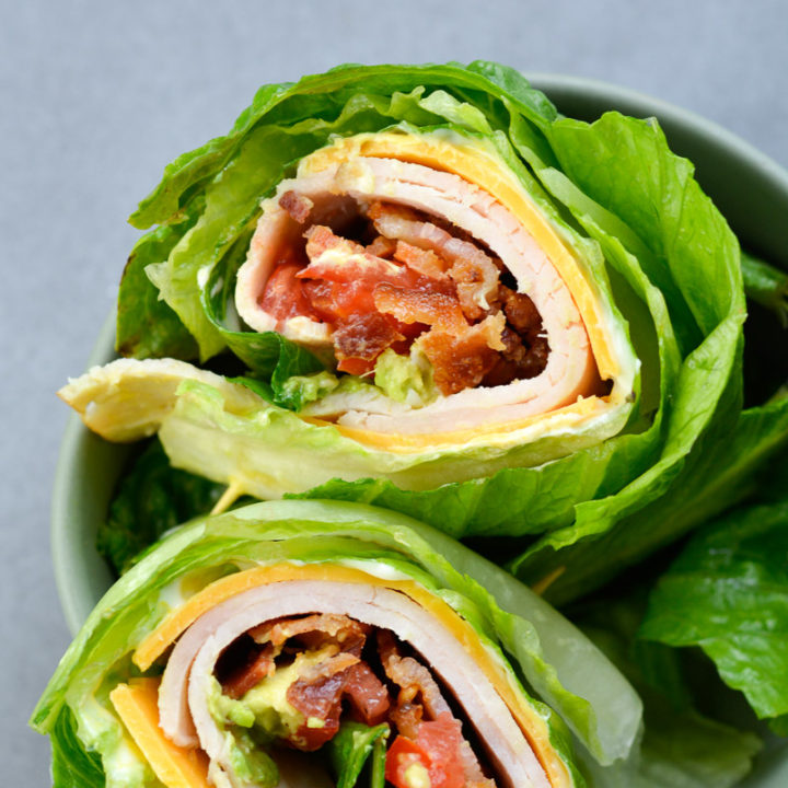 Variety of keto wraps