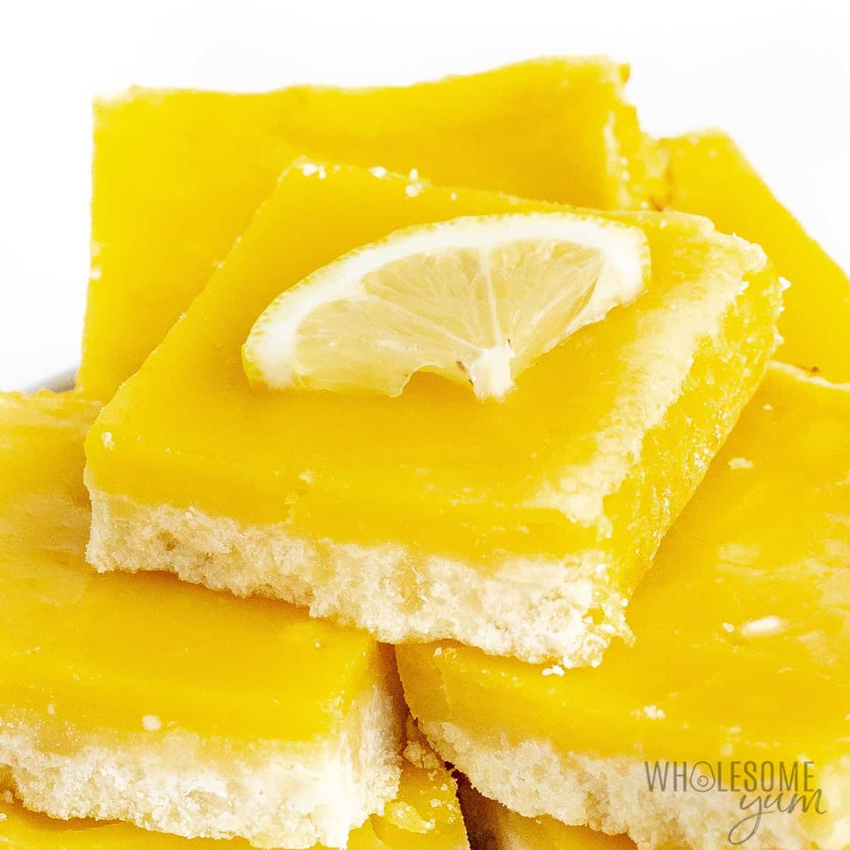 Delicious keto lemon bars